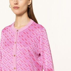 COPY - Versace La Greca Pink Cardigan
